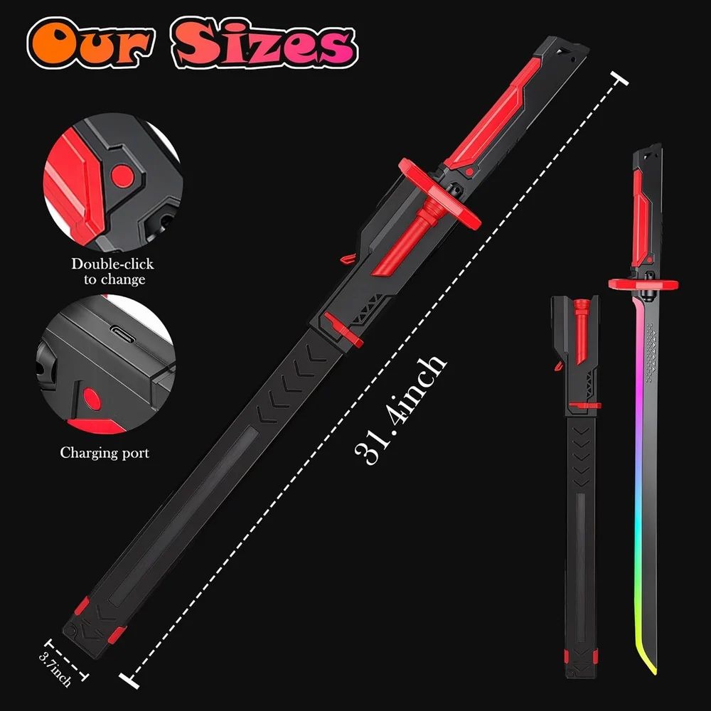 Lightsaber Spark Sword with Mist | RGB toy sword