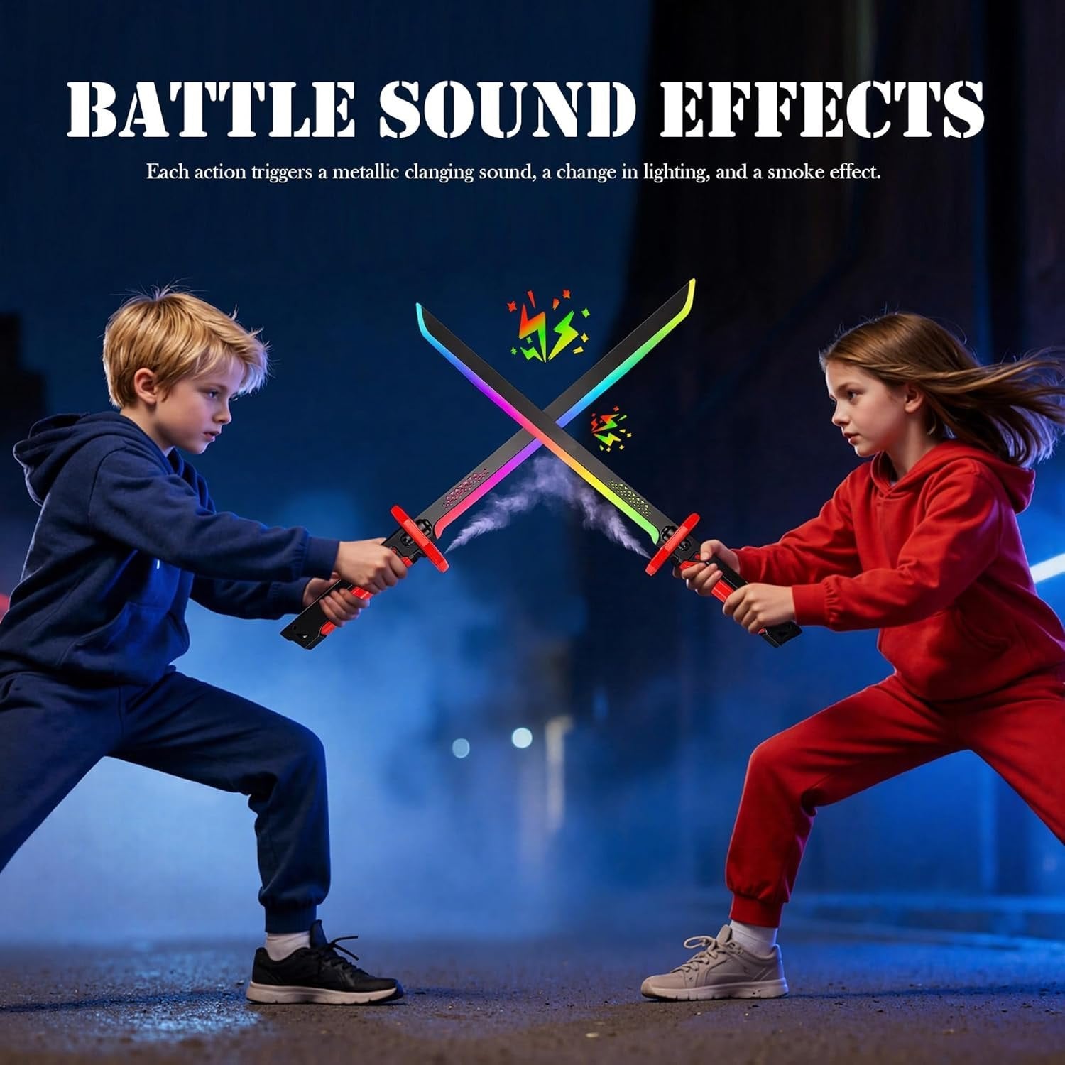 Lightsaber Spark Sword with Mist | RGB toy sword