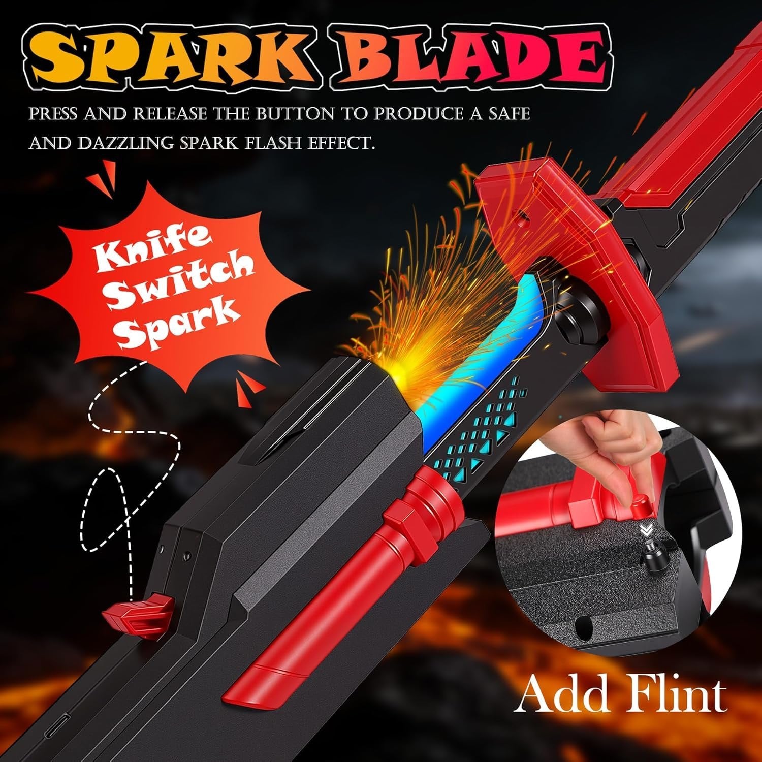 Lightsaber Spark Sword with Mist | RGB toy sword