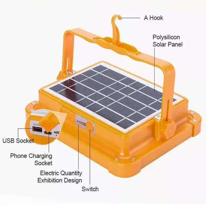 Solar LED work light specifications