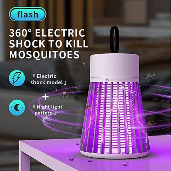 Electric Mosquito Killer Lamp – 360° UV Bug Zapper with Night Light