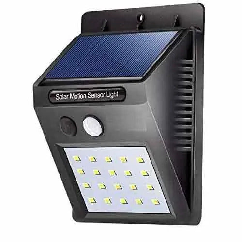 Solar Motion Sensor Wall Light – 20 LED Outdoor Security Light with 1200mAh Battery | Waterproof & Dustproof
