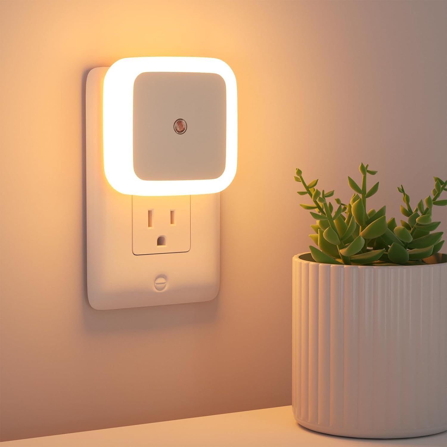 LED Plug-In Night Light with Dusk to Dawn Sensor