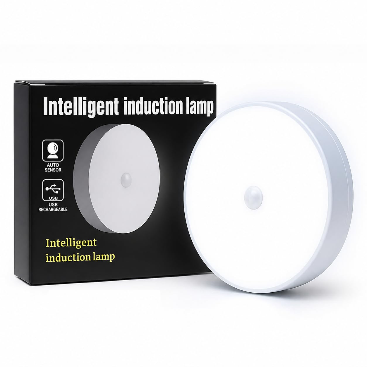 Intelligent Induction Lamp USB Rechargeable Motion Sensor Night Light