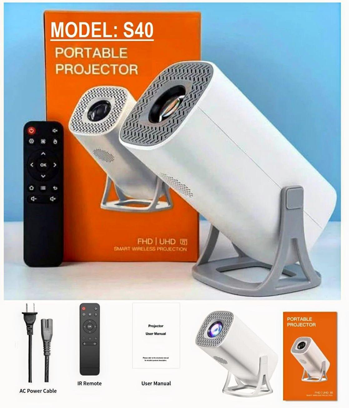 S40 Portable Projector – FHD/UHD Smart Wireless Projection
