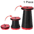 Portable Folding Stool – Adjustable Retractable Outdoor Travel Seat