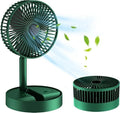 Foldable USB Desktop Fan green portable table fan
