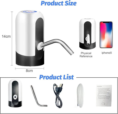 Electric water dispenser pump fits 2-5 gallon bottles