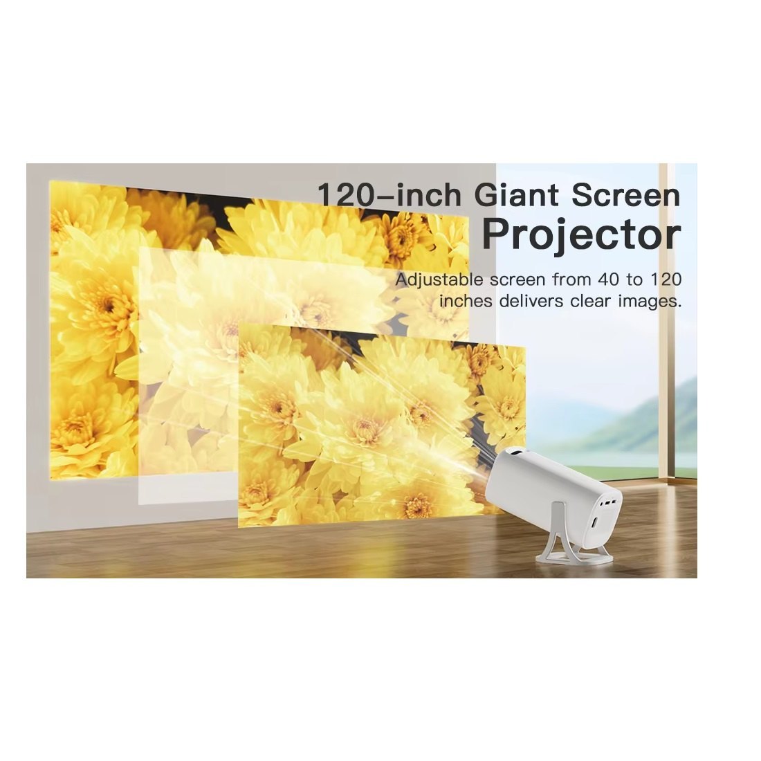 S40 Portable Projector – FHD/UHD Smart Wireless Projection