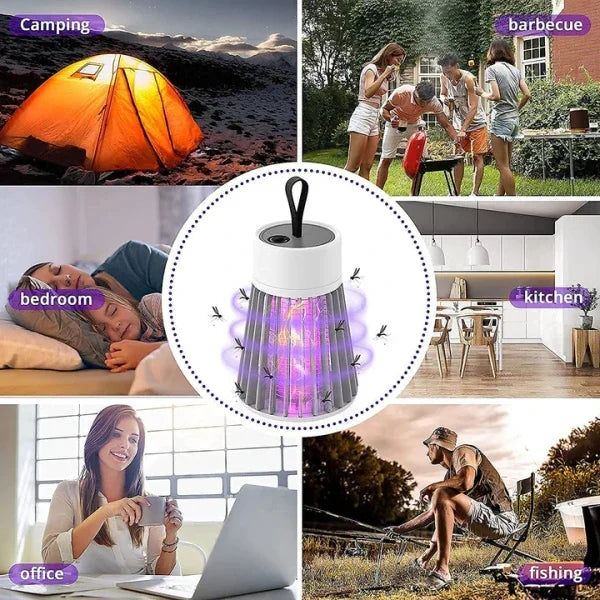 Electric Mosquito Killer Lamp – 360° UV Bug Zapper with Night Light