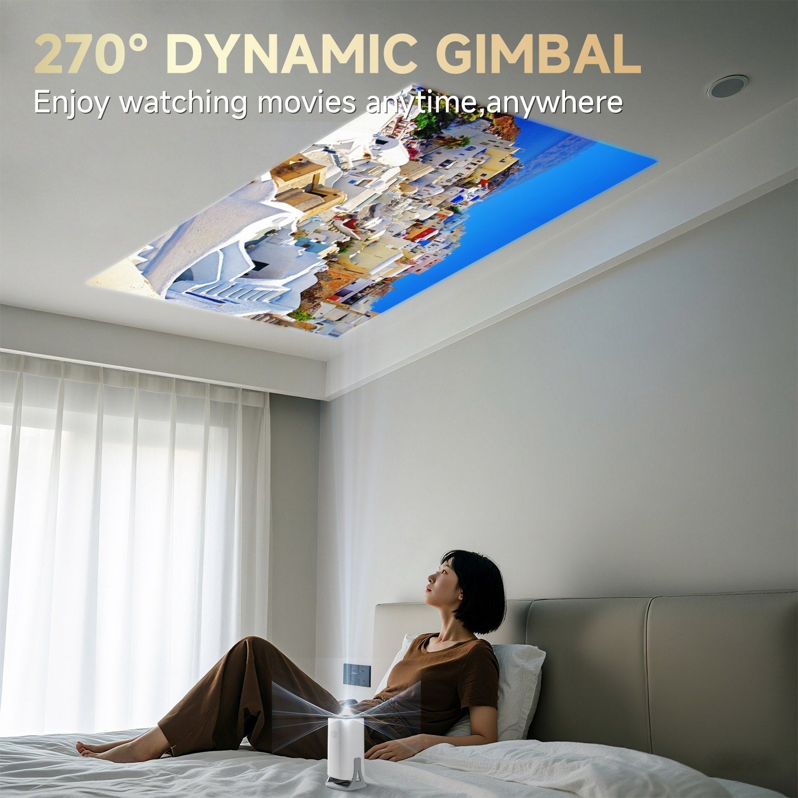 S40 Portable Projector – FHD/UHD Smart Wireless Projection