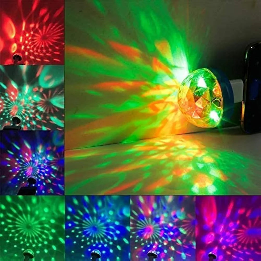 Mini USB Disco Ball Lamp green variant