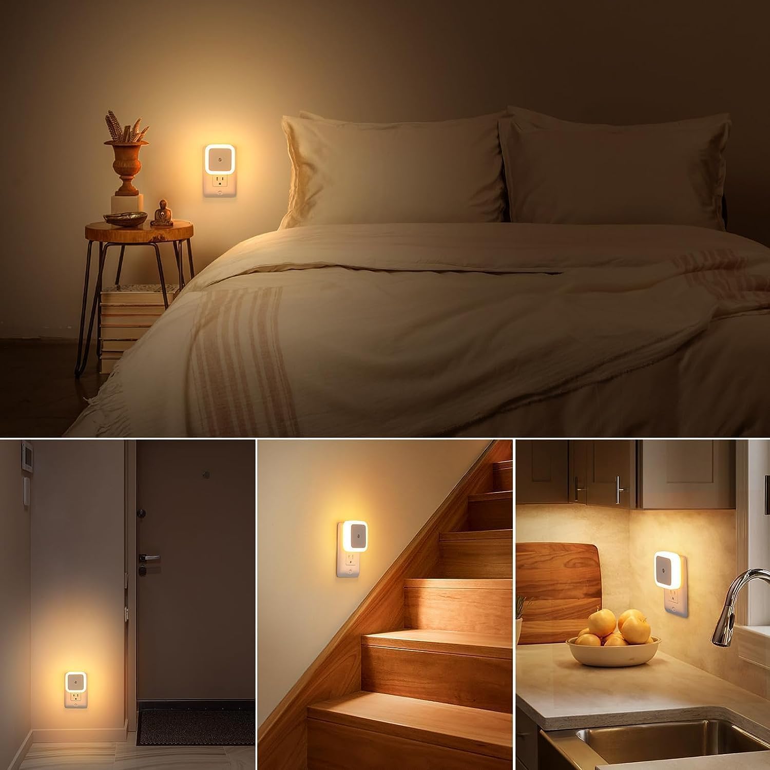 LED Plug-In Night Light with Dusk to Dawn Sensor