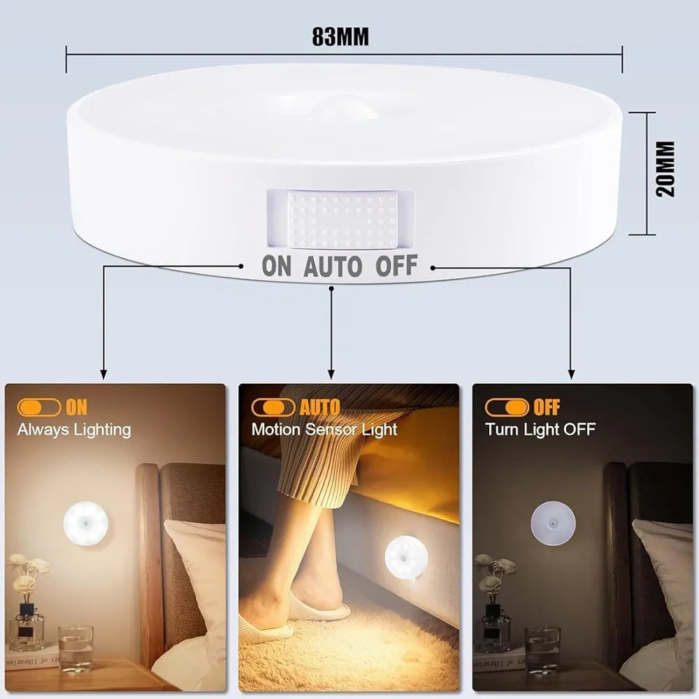 Intelligent Induction Lamp – USB Rechargeable Motion Sensor Night Light