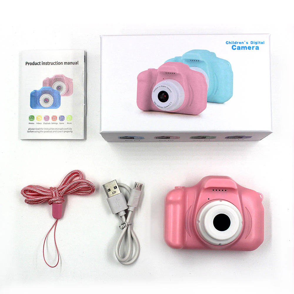 Mini Kids Digital Camera – 1080P HD, 2 Inch Screen, Photo & Video | Eco-Friendly | Best Gift for Children