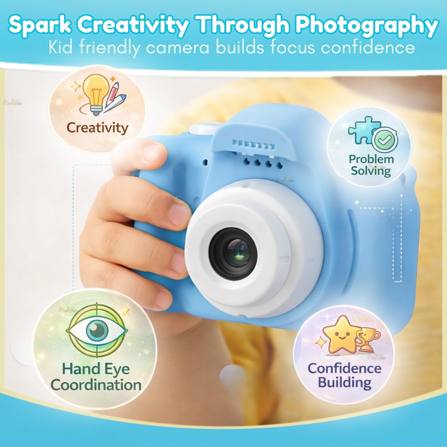 Kids Camera - Kid Friendly Controls and Dimensions