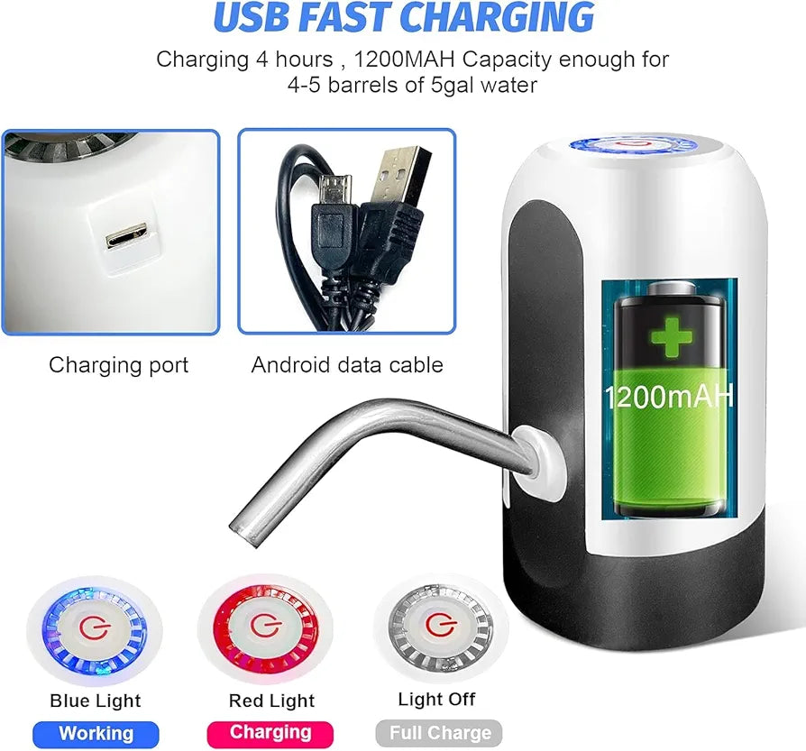 Electric water dispenser pump lifestyle use