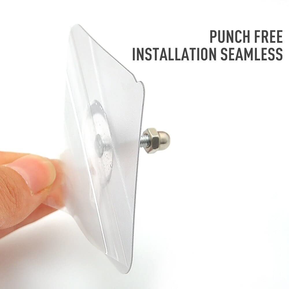 Adhesive Wall Hooks – No Drill, Max 5kg Load | Pack of 25